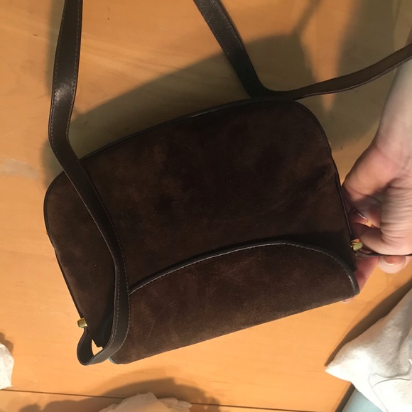 Suede brown Dellaporta purse - Picture 4 of 4